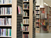 library interior in Ostrava Vitkovice